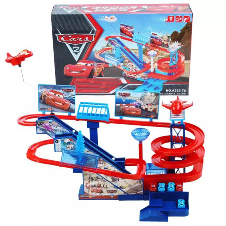 Bộ đồ chơi lắp ráp tổ hợp đường đua lốc xoáy