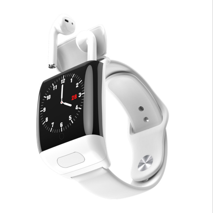 Đồng Hồ AMA Watch G36 có gắn Tai nghe Bluetooth 5.0 Thời trang Tiện lợi Nhắc nhở thông báo Theo dõi sức khỏe Kết hợp Nghe nhạc Đỉnh cao Hàng nhập khẩu