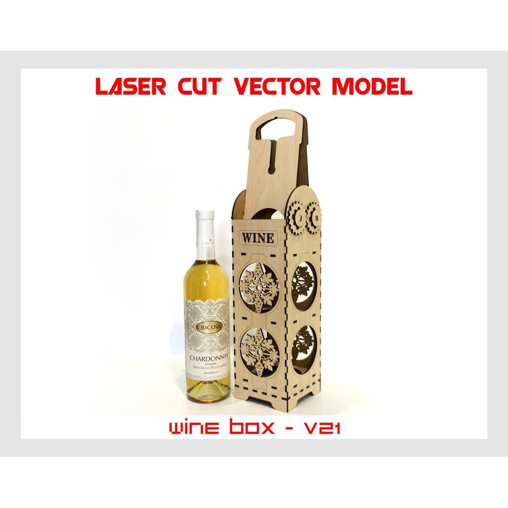 Hộp đựng chai trang trí J27