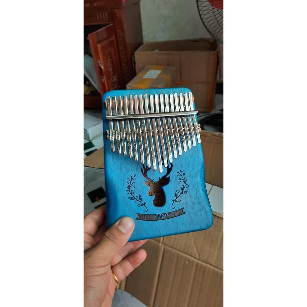 Kalimba CEGA &quot;TUẦN LỘC NOEL&quot; gỗ mahogany 17 phím khắc nốt sẵn