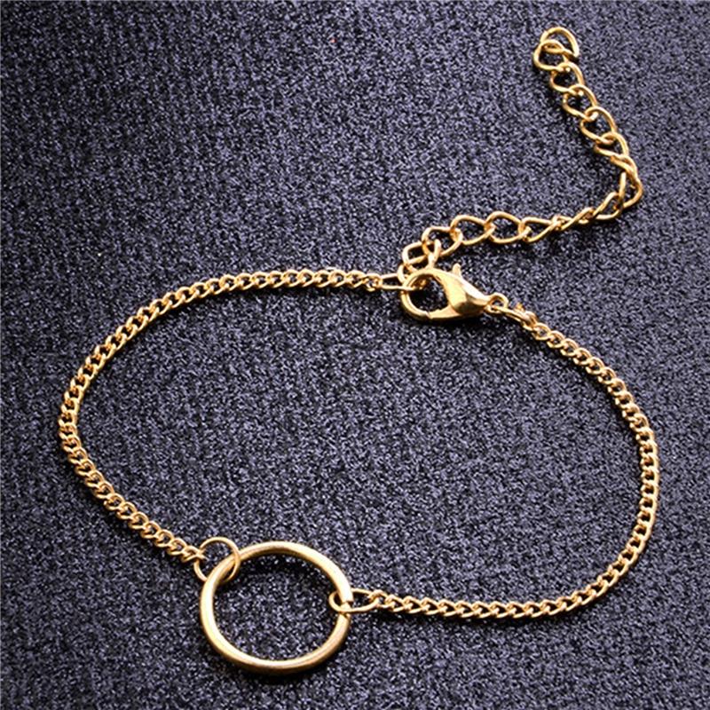 3pcs /set Simple Wind Simple Female Personality Knotted Ring Circle Diamond  Bracelet Jewelry  Bracelet