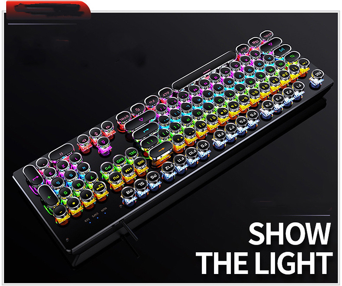 Bàn Phím Cơ Gaming Cho PC, Laptop Cao Cấp T907 Esports Pro Có 20 Chế Độ Led RGB Khác Nhau Chiến Mọi Game