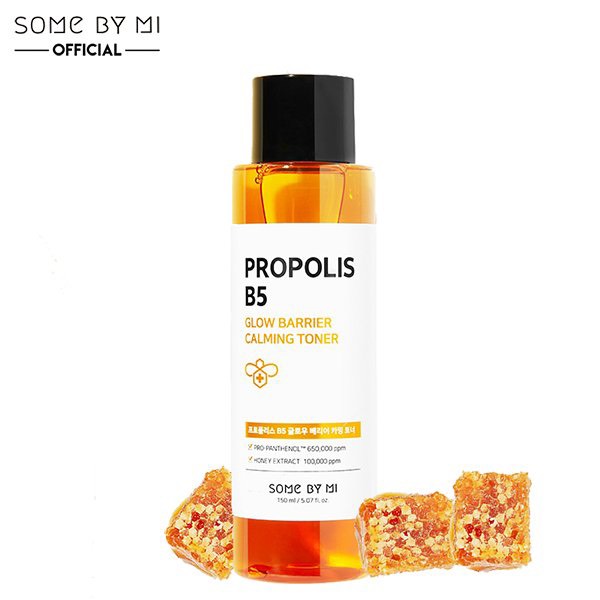 Some By Mi nước hoa hồng Propolis B5 Glow Barrier Calming Toner 150ml