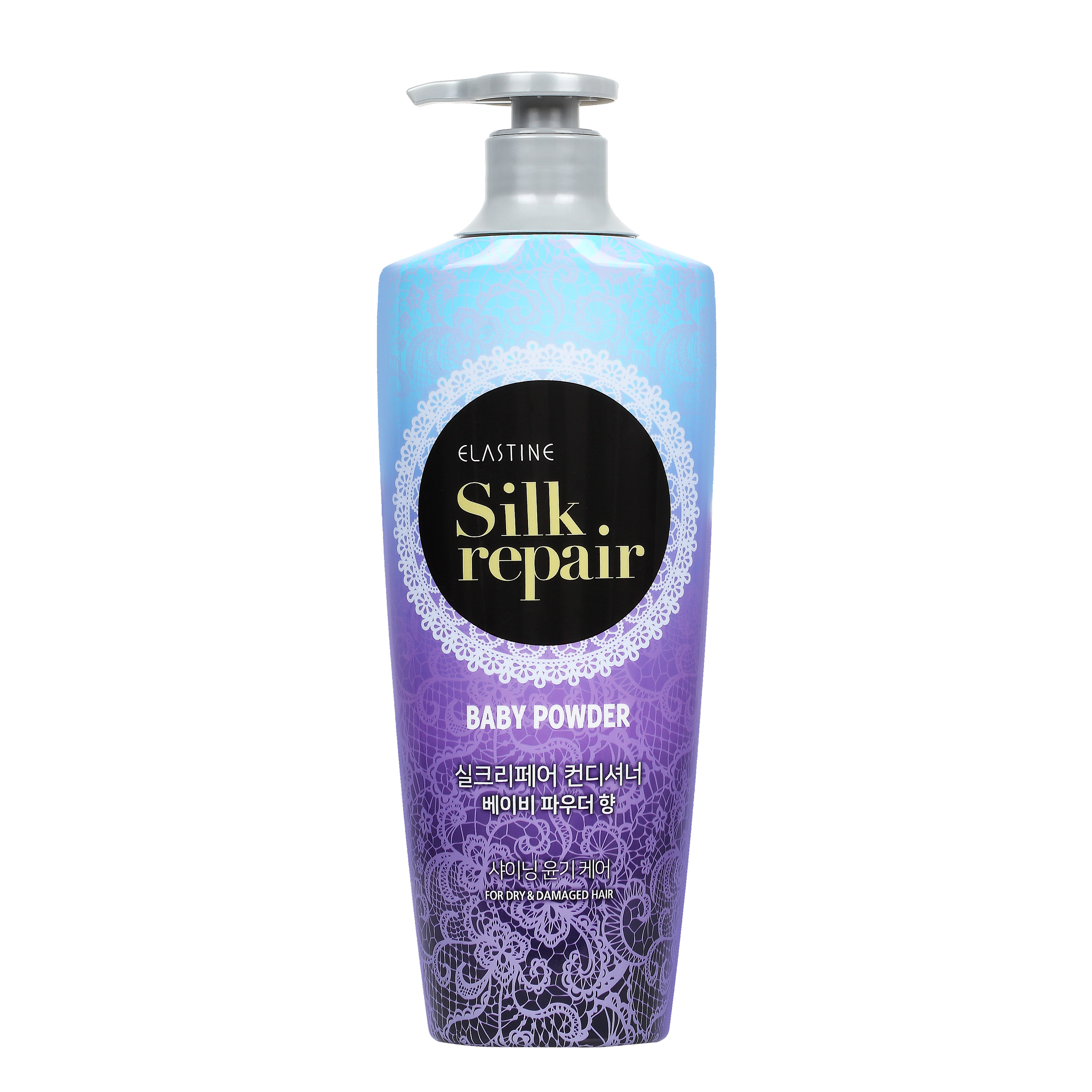 Kem xả chăm sóc và nuôi dưỡng tóc Elastine Silk Repair Hương Phấn Em Bé - 550ml