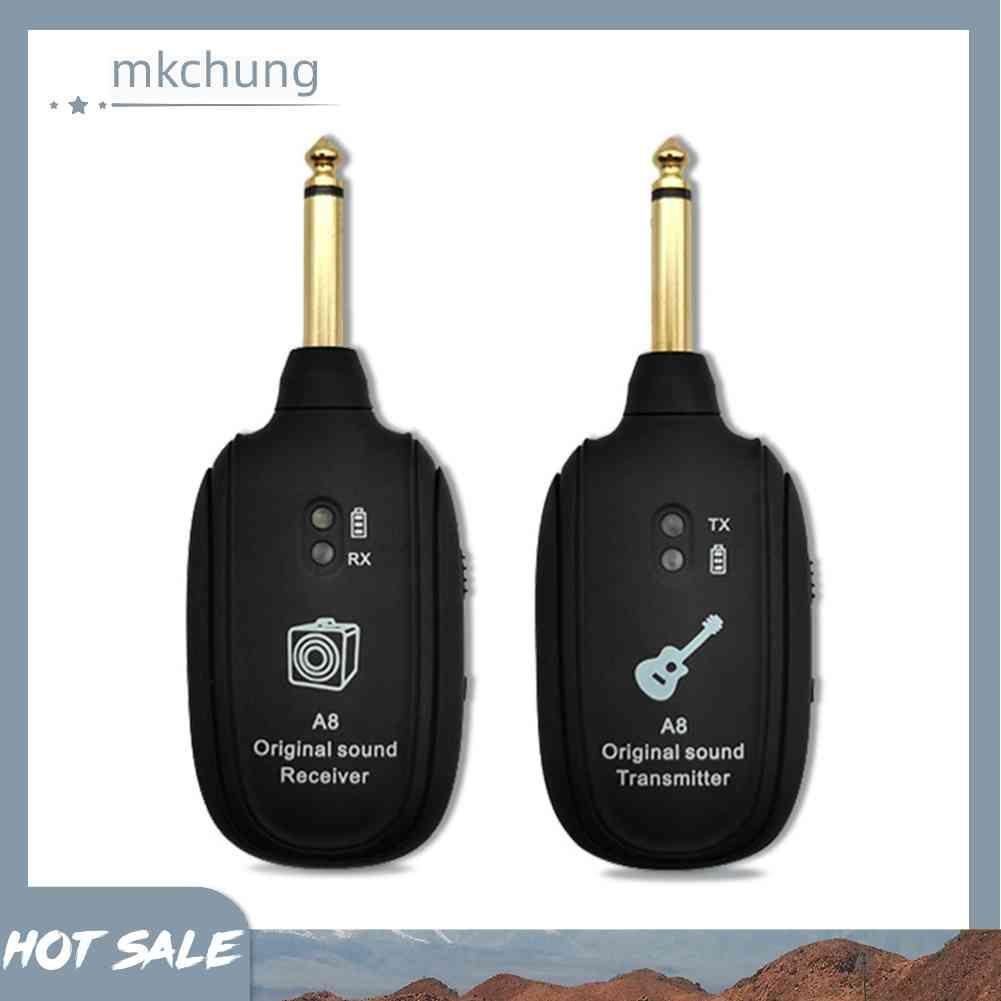 Thiết Bị Nhận Tín Hiệu Âm Thanh Không Dây A8 UHF Cho Đàn Guitar Điện