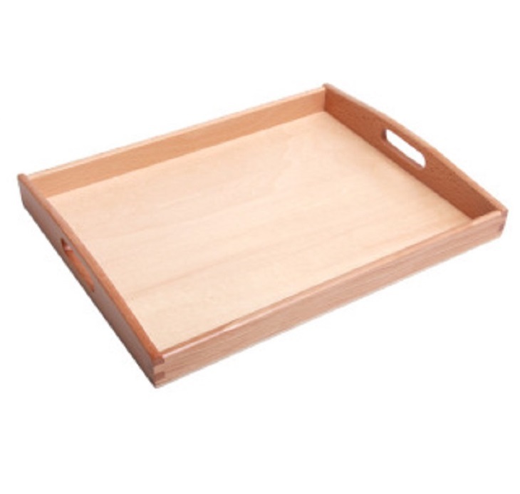 Khay gỗ đựng giáo cụ Montessori 30x40cm