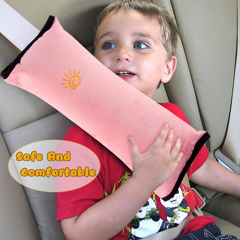 4 An Toàn Trẻ Em Vai Gối Xe Dây Đai Bảo Vệ Đệm Bao Cổ Bảo Vệ Trang Trí Xe Hơi Dành Cho Trẻ Em Kids
