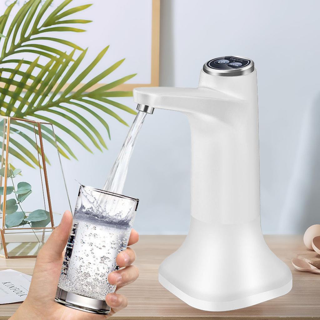 Water Bottle Pump Automatic Water Dispenser for  Garage White