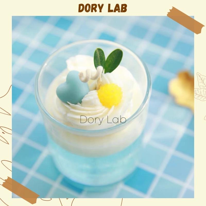 Nến Thơm Ly Thạch Jelly Nhiều Màu Sắc Phủ Kem Trái Cây, Quà Tặng - Dory Lab