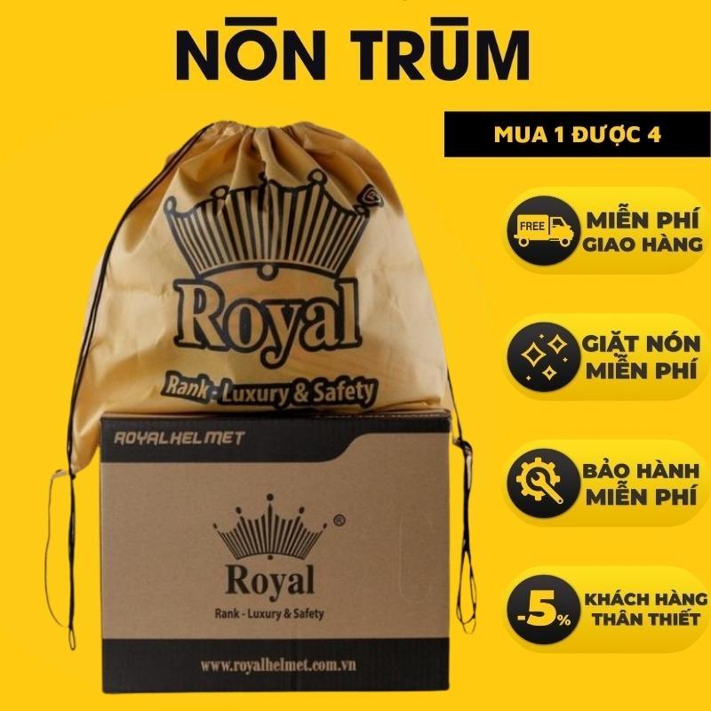 Túi vải dây rút Royal đựng mũ bảo hiểm màu vàng năng động