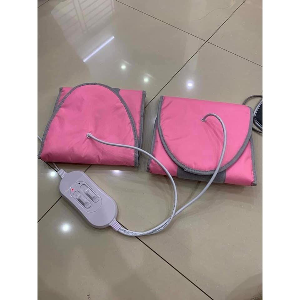 Đai quấn nóng rung đốt cháy mỡ bắp đùi bắp tay MÀU HỒNG CÓ CHẾ ĐỘ MASSAGE