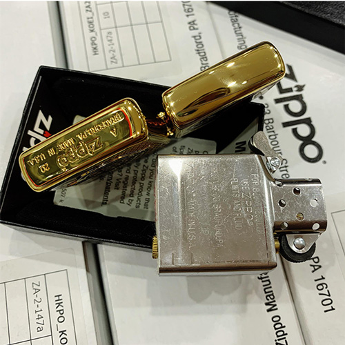 Bật lửa Zippo 88Th Anniversary Asia High Polish Plating –  Bản Mạ Vàng Kỷ Niệm 88 Năm Ra Đời Bật Lửa – ZA-2-147A