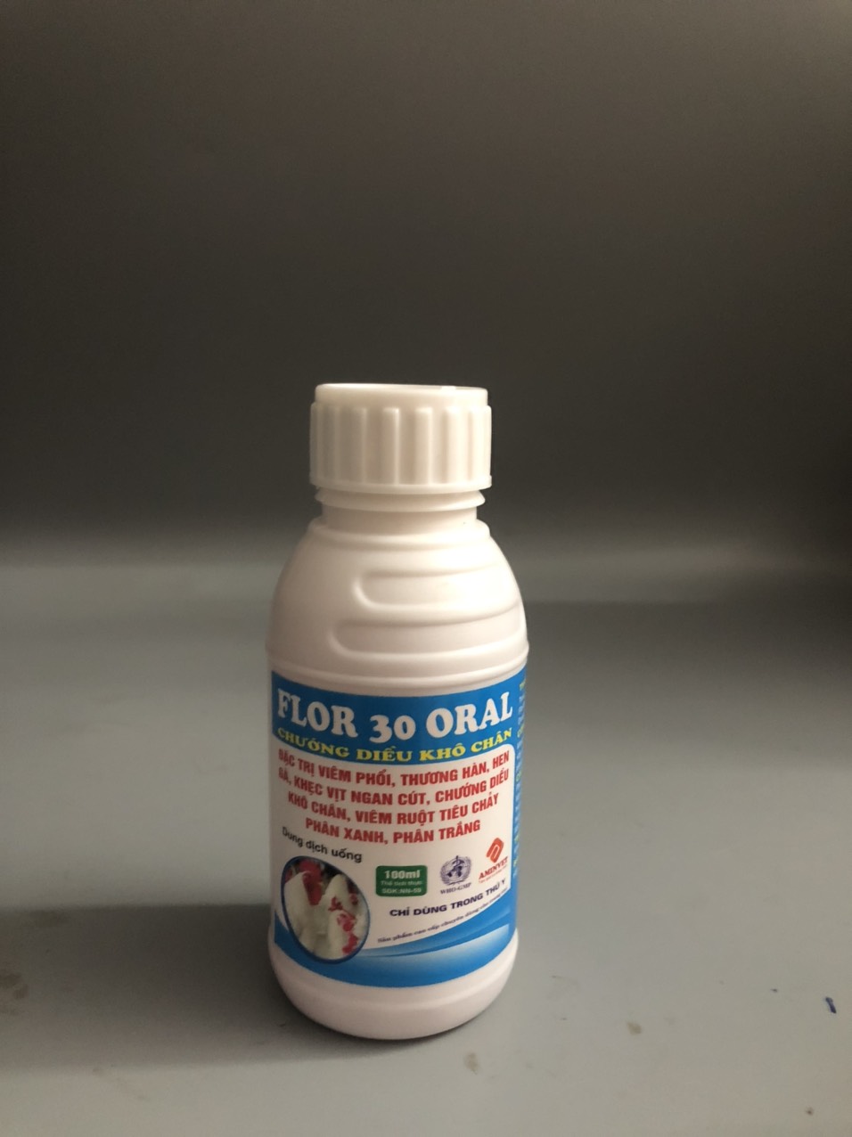 Thuốc thú y, Flor 30% oral/ Flo (100ml) dùng cho chó, mèo, gia súc, gia cầm