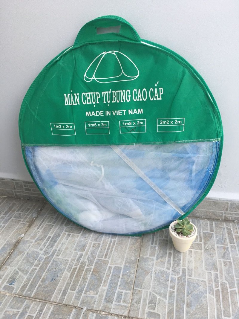 Mùng Ngủ Không Đáy Việt Nam Cao Cấp - Họa Tiết Ngẫu Nhiên - 2.0m X 2.2m