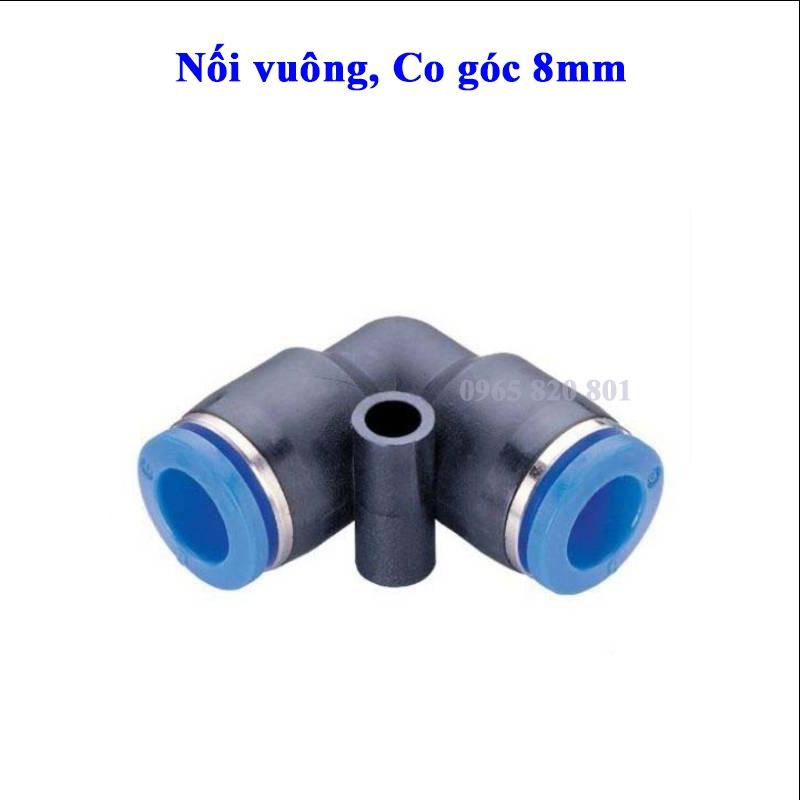 10 Chiếc Co,góc nối nhanh ống PE 8mm
