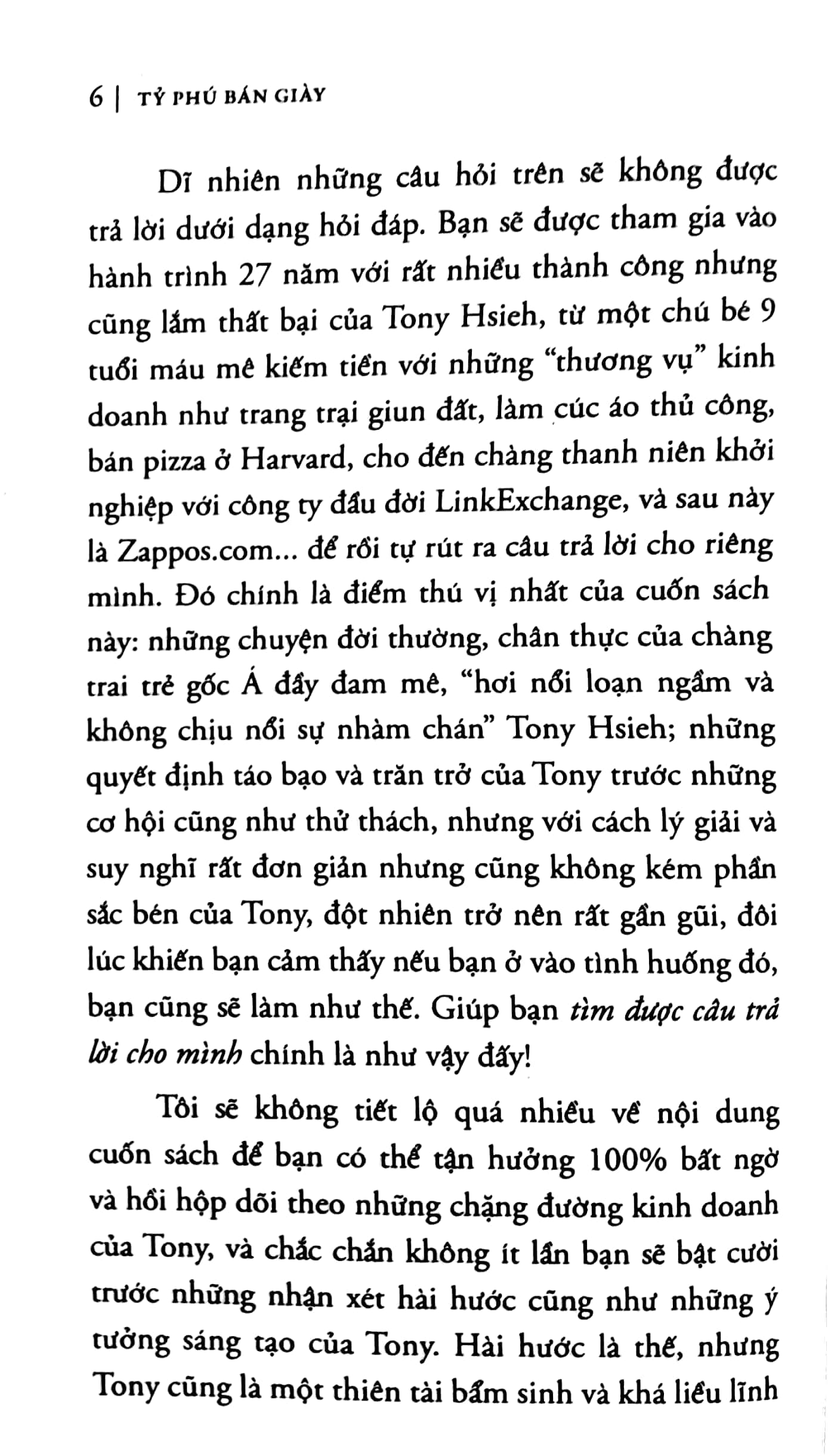 Tỷ Phú Bán Giày (Tái Bản) - Tony Hsieh