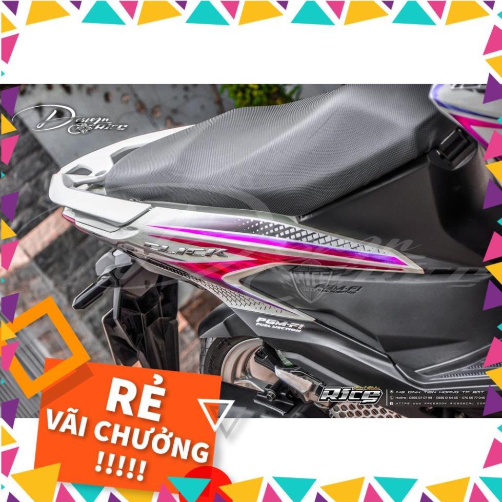Tem Rời Vario - Click 150 Mẫu Chỉ Tím Xanh Đen Ô Vuông Cực Độc,