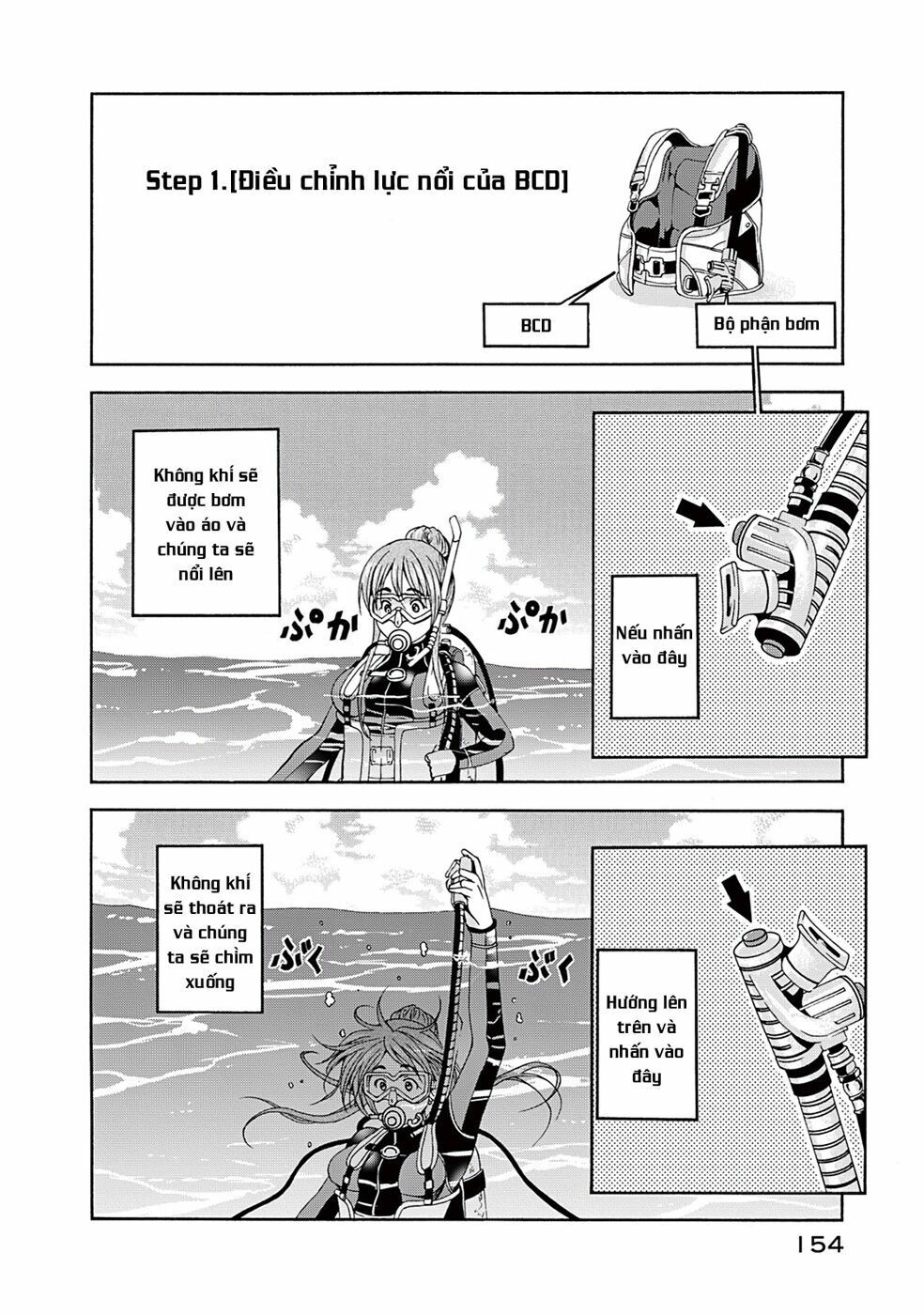 cô gái thích lặn - grand blue chapter 17 19