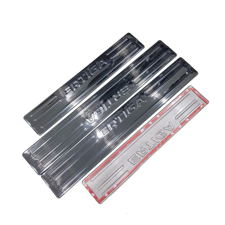 Bộ Ốp bậc cửa, Nẹp bước chân Titan dành cho xe Suzuki Ertiga 2019