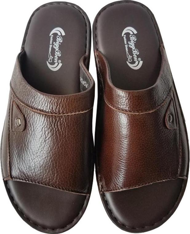 Dép Nam BIGGBEN Da Bò Thật Cao Cấp DN207