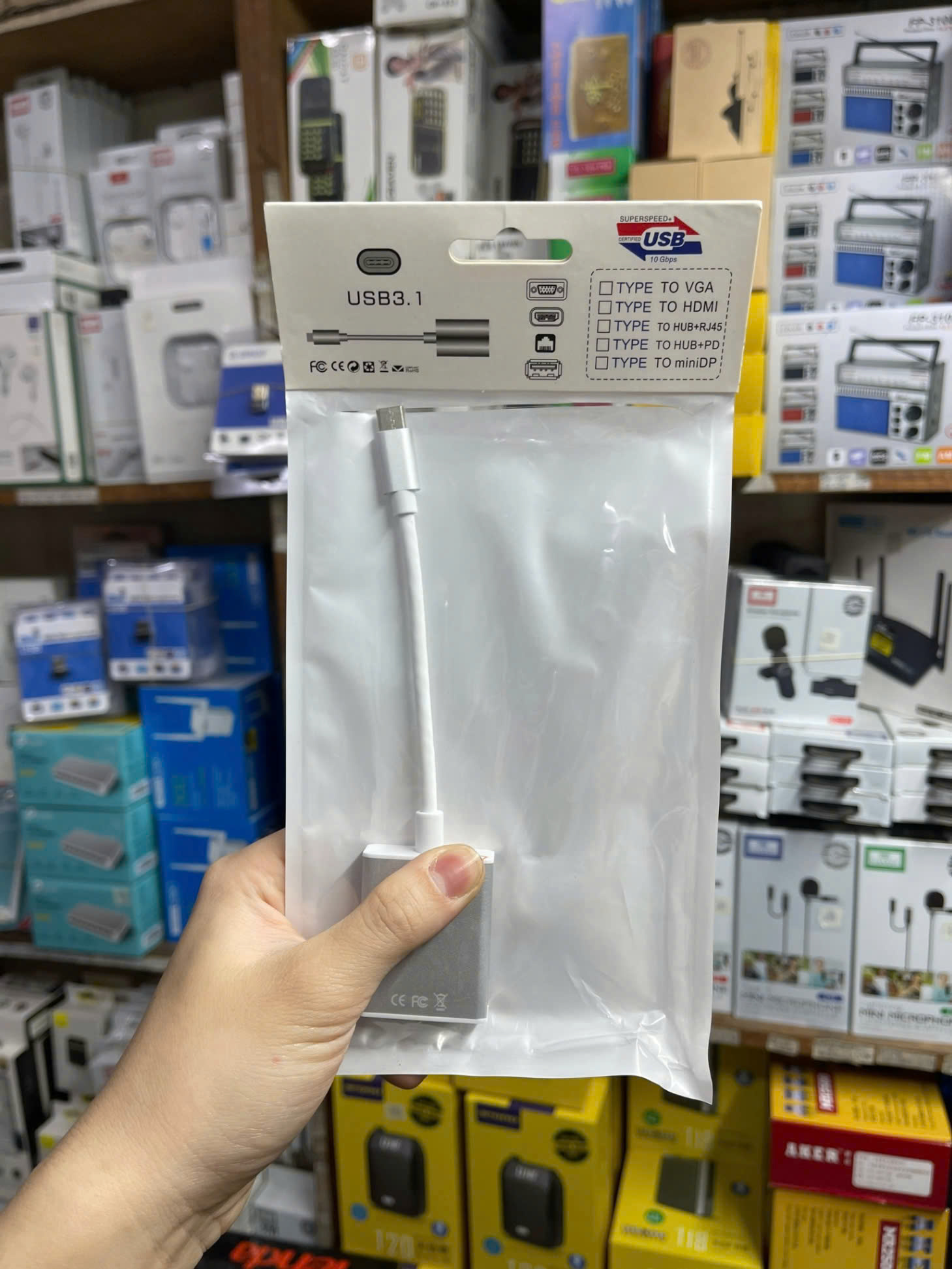 Cáp chuyển đổi từ Type C sang HDMI - Cáp type C to HDMI - Hàng chính hãng