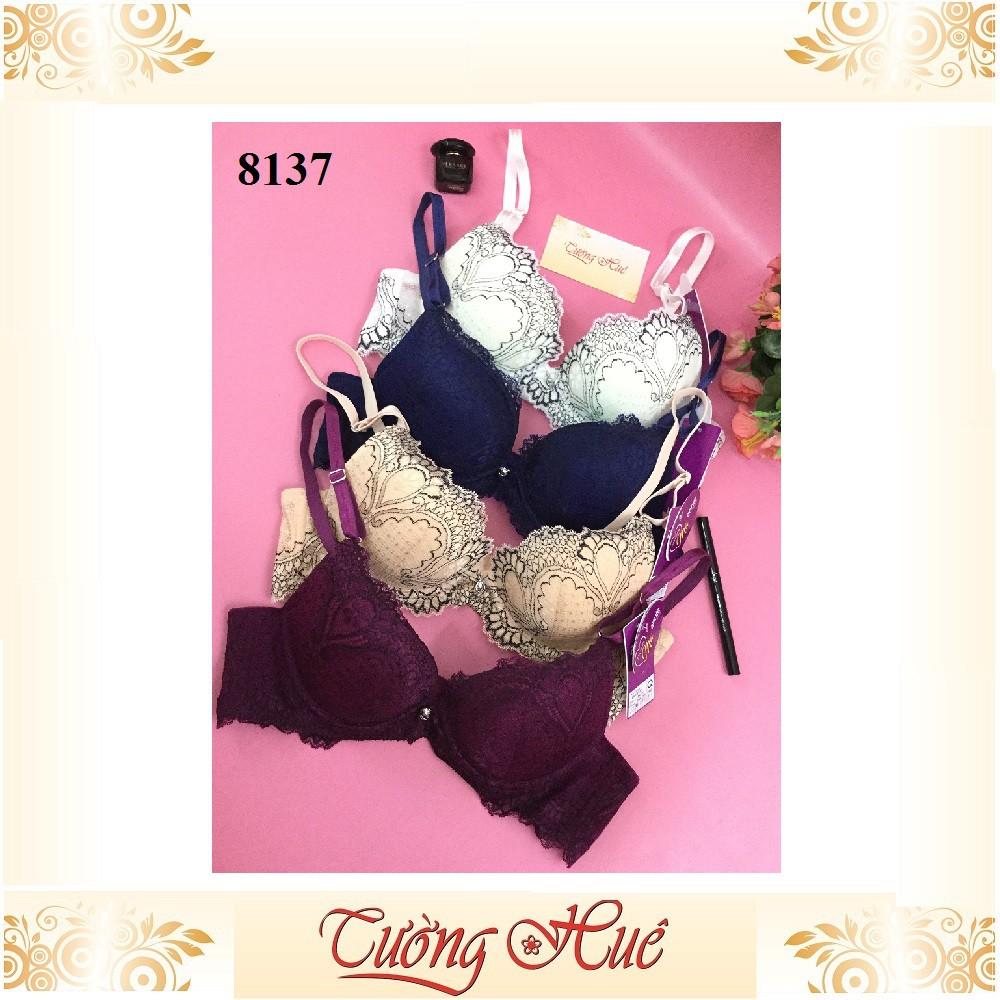 Áo lót nữ annie Bra 8137 áo ngực ren nâng vừa.