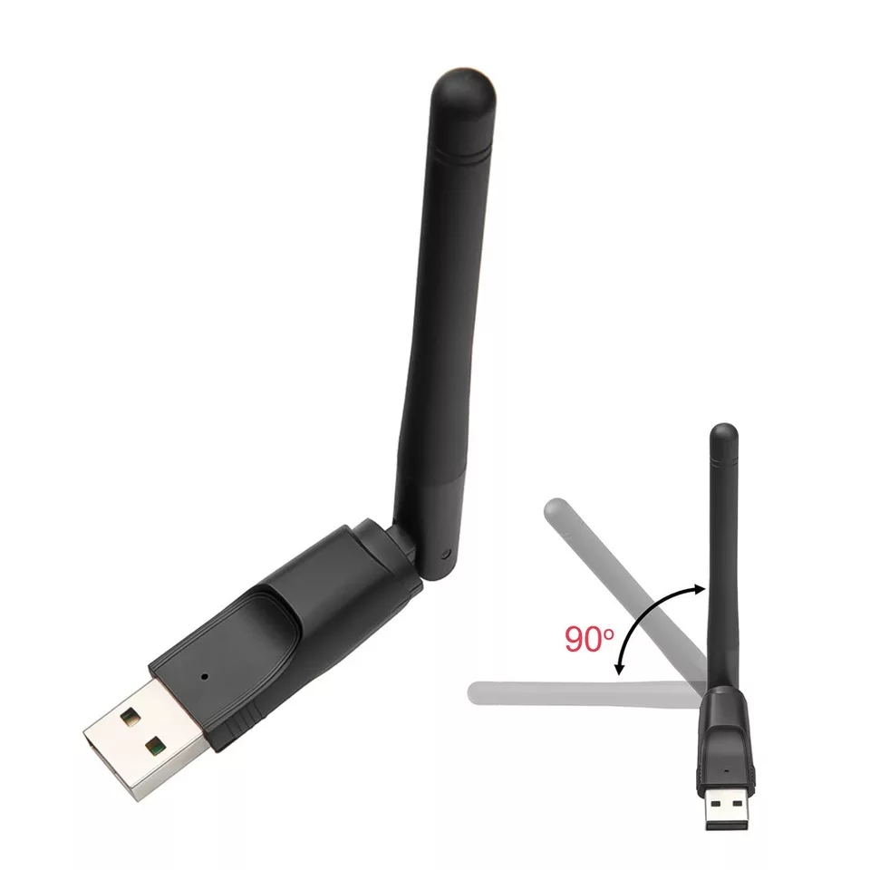 USB Thu Wifi Chuẩn N Tốc Độ Cao 150Mbps Tăng Khả Phạm Vi Thu Phát Sóng Wifi Cho Máy Tính Xách Tay, Máy Tính Để Bàn, Thiết Bị Thu Nhận Ngoại Vi 