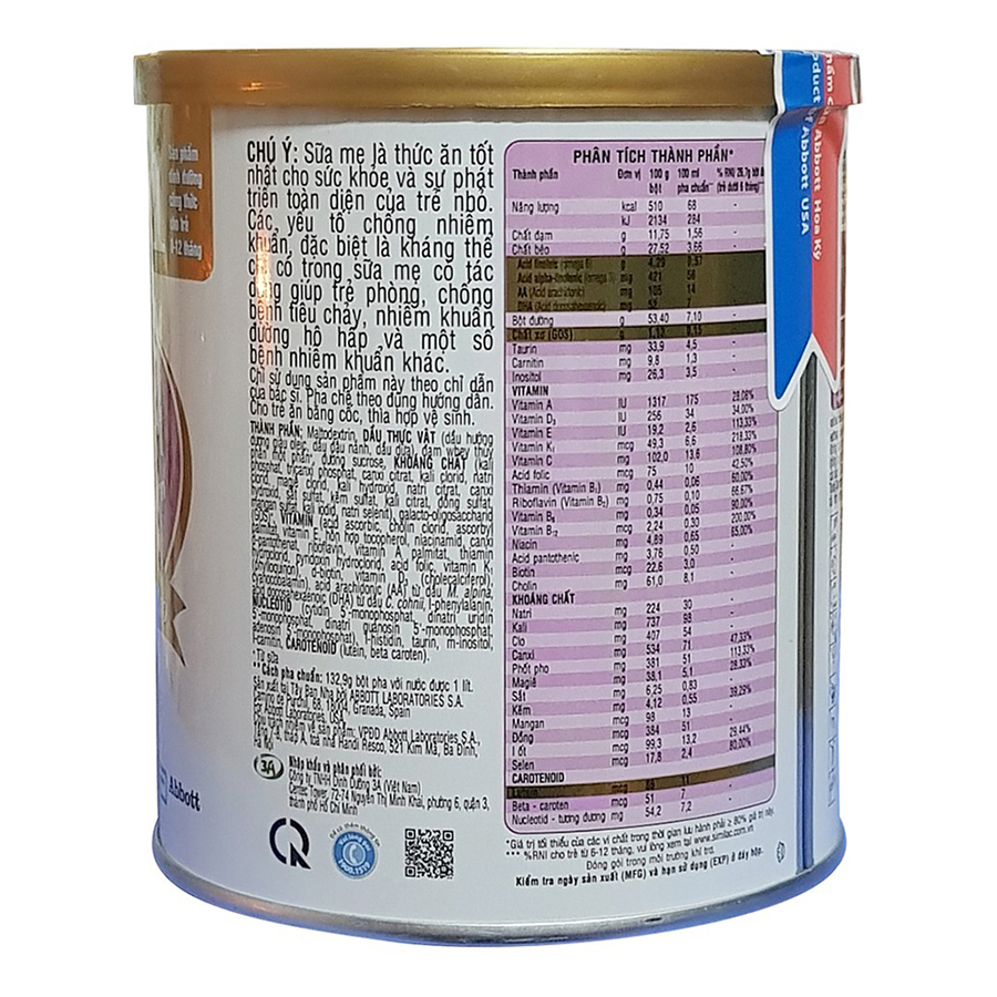 Sữa bột Abbott Similac Total Comfort 1+ 360g