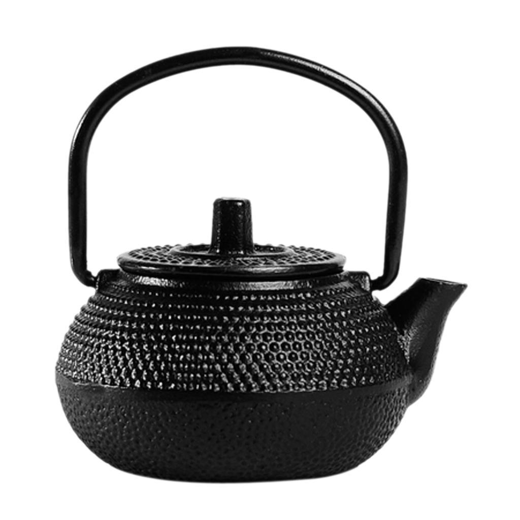 2 pieces Japanese Style Cast Iron Kettle Tetsubin Teapot Mini Tea Pot 50ml