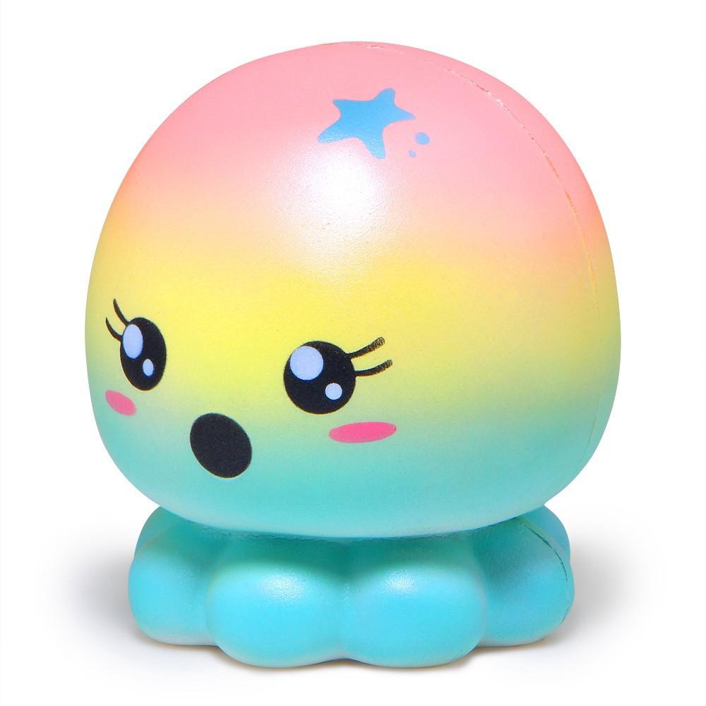 Cute Starry Sky Octopus Squishy Slow Rising Cream Scented Squeeze Toy sdt liên hệ 0328680807