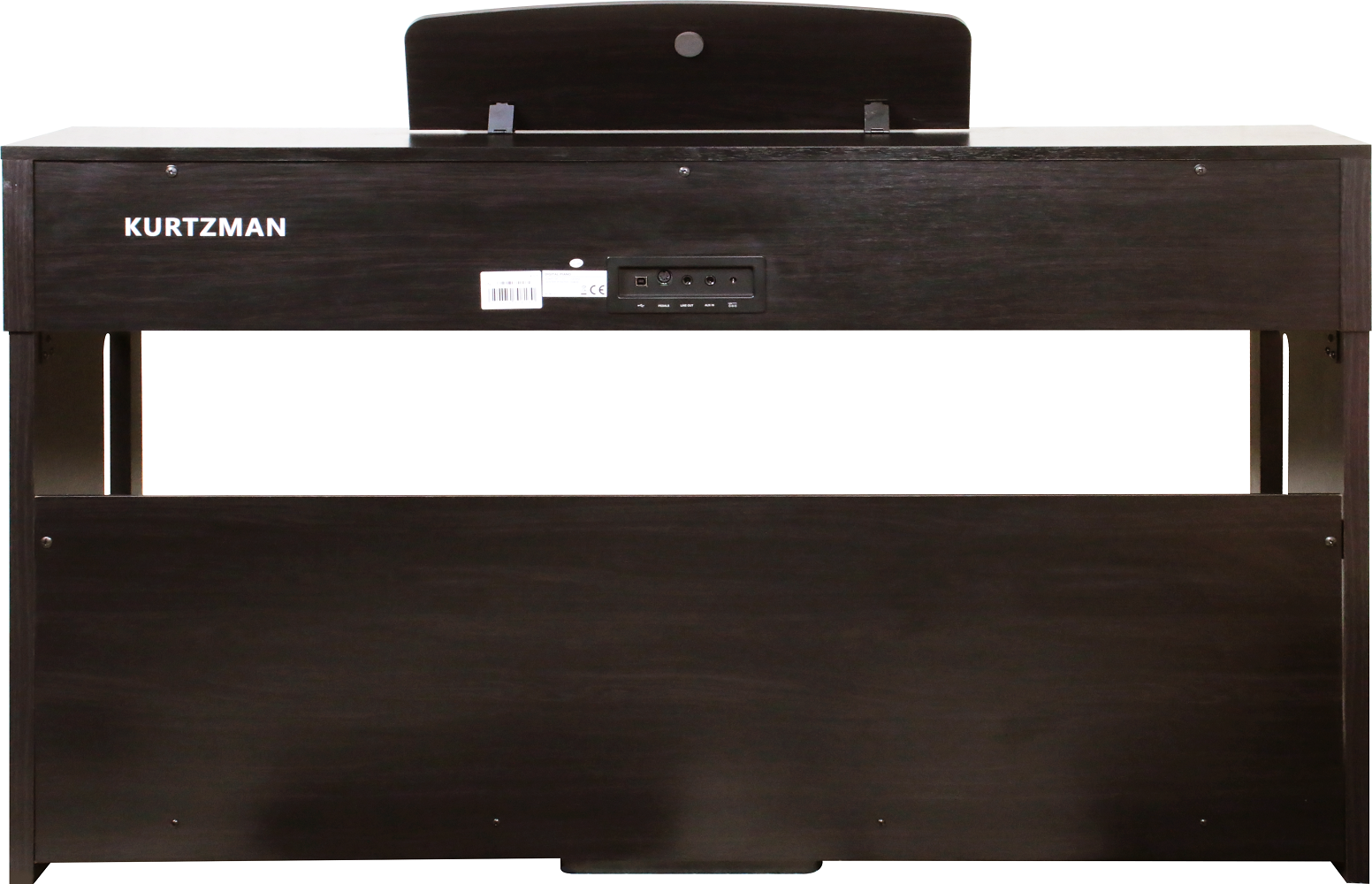 Đàn Piano điện cao cấp, Home Digital Piano - Kzm Kurtzman KS1 Bluetooth - Dáng Upright, Bluetooth 5.0 - Màu nâu đen - Hàng chính hãng