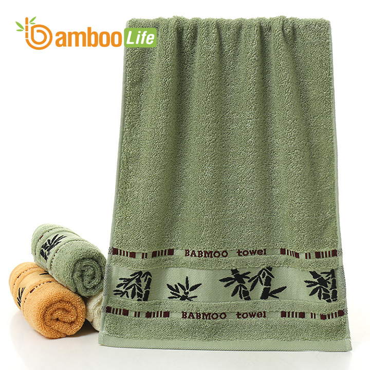 Khăn tắm sợi tre Bamboo Life hàng chính hãng Khăn lau người lau đầu mềm mại kháng khuẩn siêu thấm hút an toàn cho da ngay cả với trẻ sơ sinh BL087