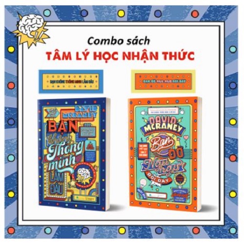 Combo 2 cuốn Bạn Không Thông Minh Lắm Đâu & Bạn Đỡ Ngu Ngơ Rồi Đấy