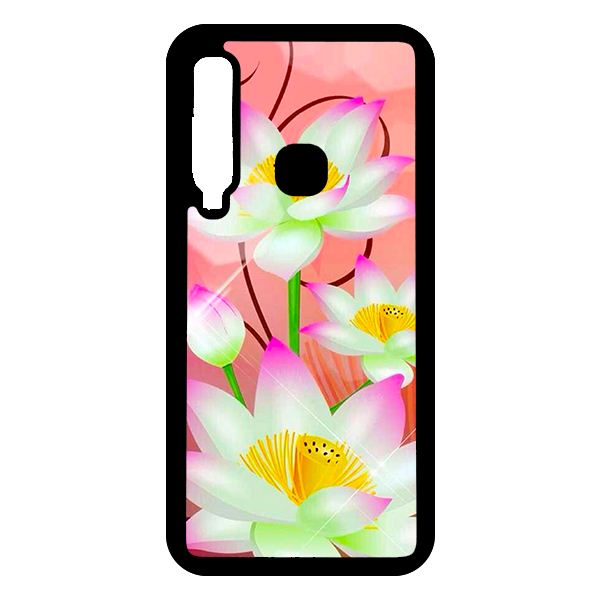 Ốp lưng cho Samsung Galaxy A9 2018 NỀN HOA SEN 1 - Hàng chính hãng