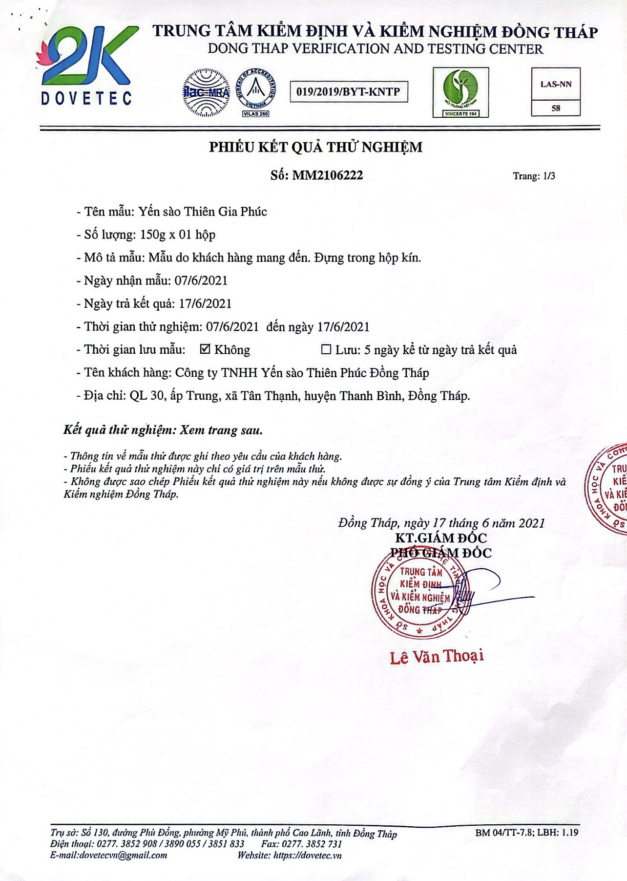 Yến 1 Tổ [Thiên Gia Phúc] 7g - Tặng kèm đường phèn, táo đỏ