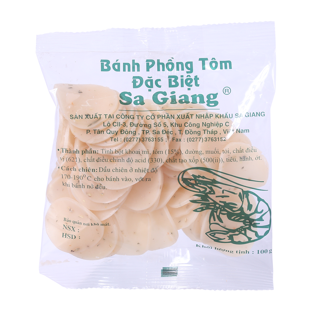 Bánh Phồng Tôm Đặc Biệt 100G