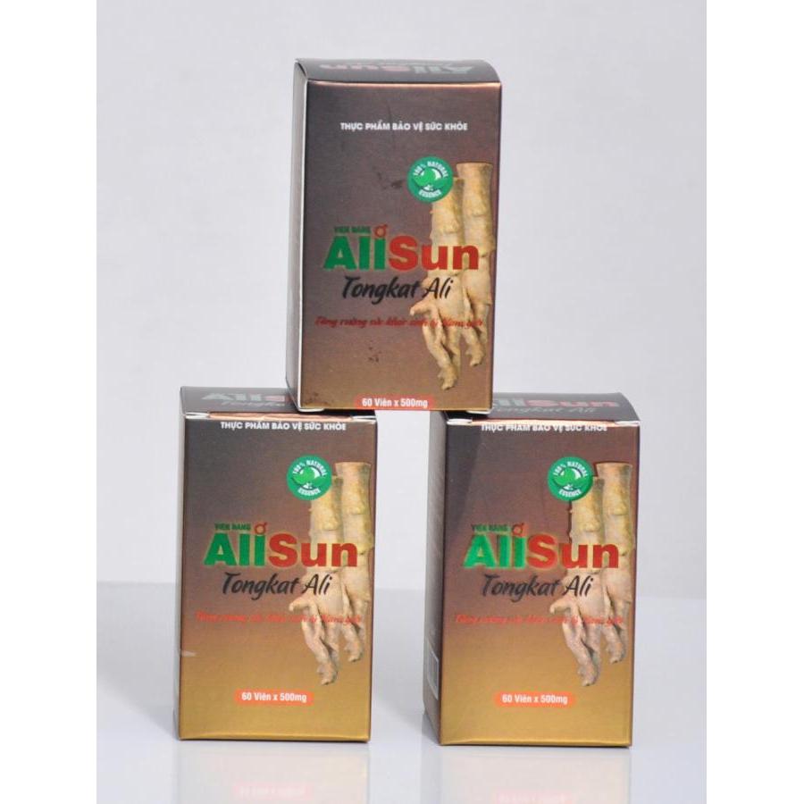 Viên nang bổ thận táng dương alisun tongkat ali hộp 60 viên
