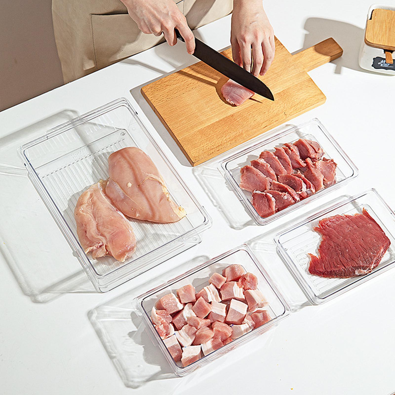 Bin containers kitchen freezer organizer .3L