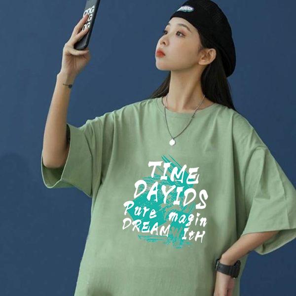 Áo phông cổ tròn, Áo Hè in chữ TIME DAYIDS cực chất cho nam nữ