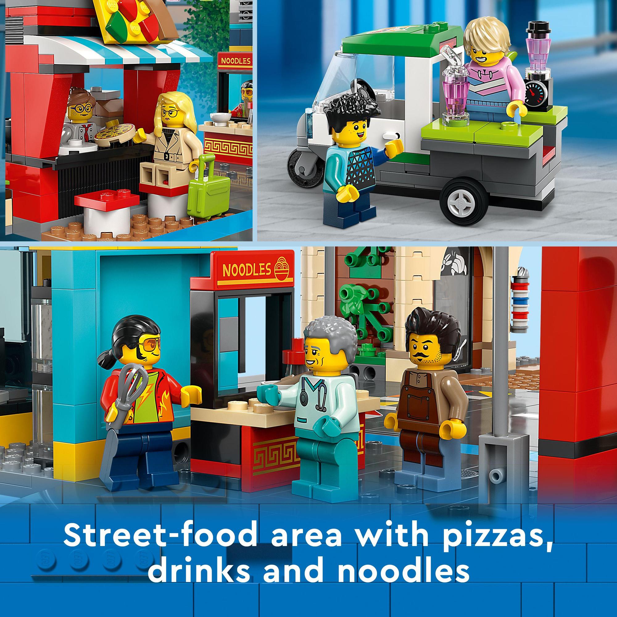 LEGO City 60380 Đồ chơi lắp ráp Trung tâm thành phố (2,010 chi tiết)