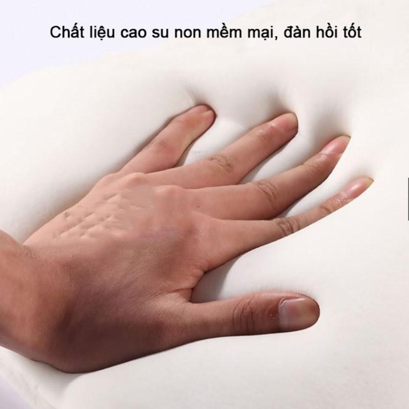 Gối tựa đầu và lưng cao su non ngồi ghế ô tô