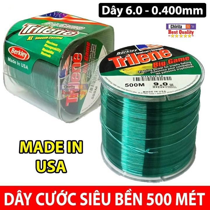 Cước câu cá MỸ TRILENE 500m siêu bền