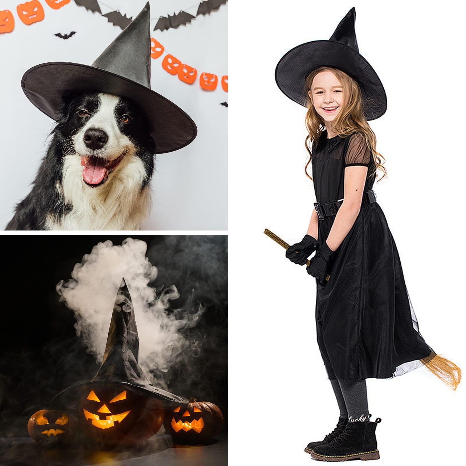 6 Chiếc Nón Phù Thủy Lễ Hội Halloween 33*27Cm Mũ Đen Trang Phục Cosplay Trang Trí Đảng Đạo Cụ Váy Lạ Mắt Lễ Hội quà Tặng Halloween Cho Người Lớn Trẻ Em