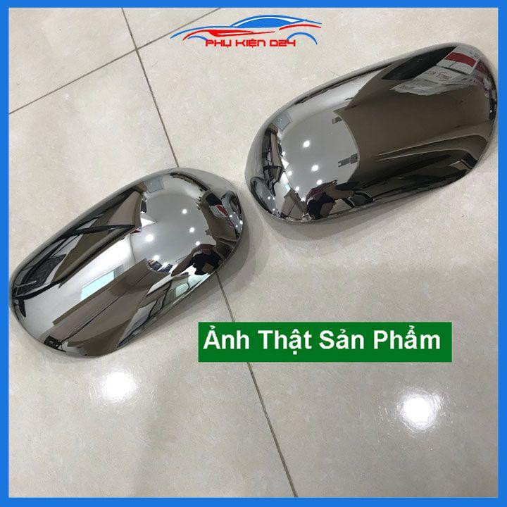 Ốp gương Vios 2018-2019 mạ crom bảo vệ chống trầy trang trí làm đẹp xe