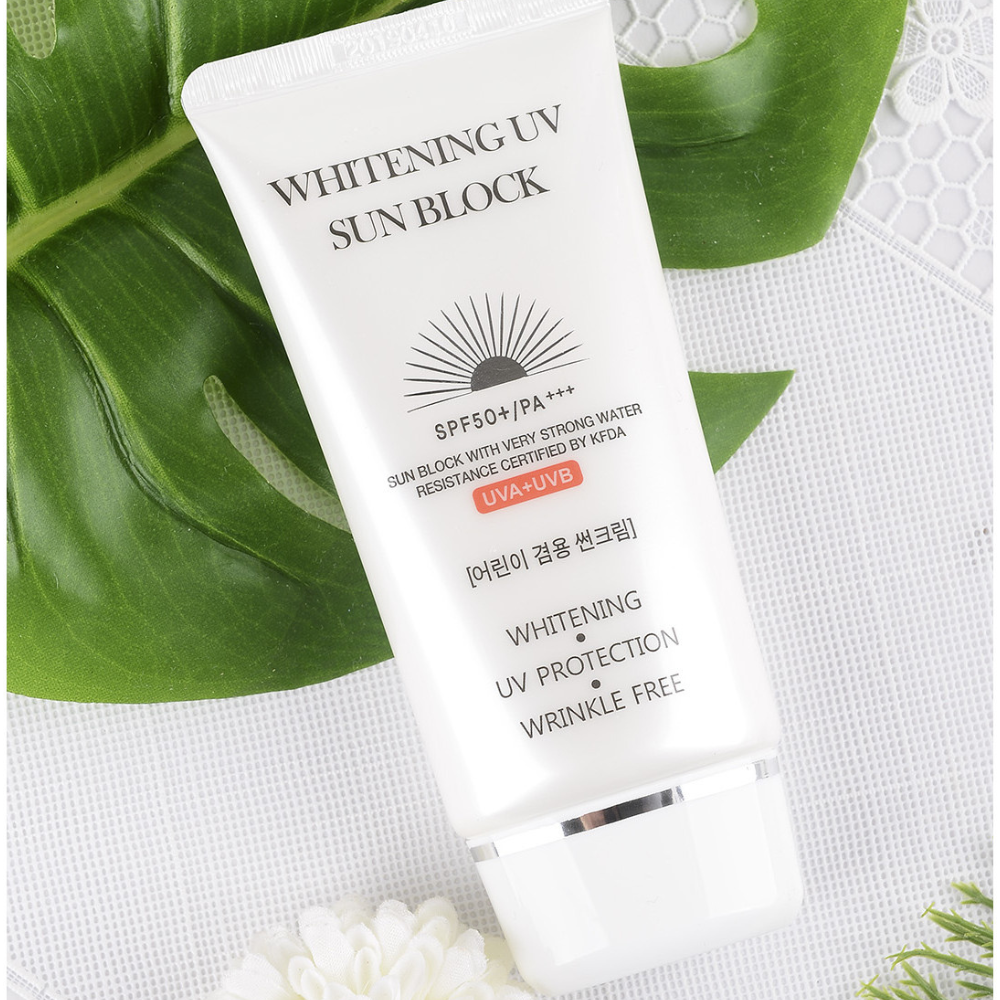 Kem chống nắng trắng da Jigott  Whitening UV Sun Block tuýp/70ml