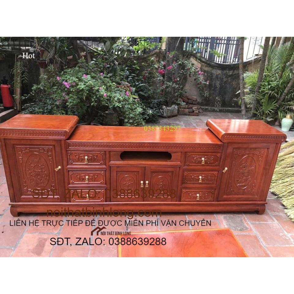 kệ ti vi gỗ xoan đào