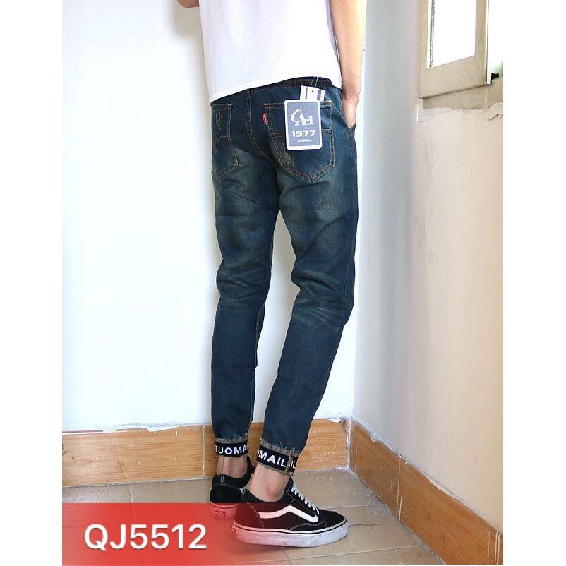 Quần Jogger jean Nam Rách QJ5512