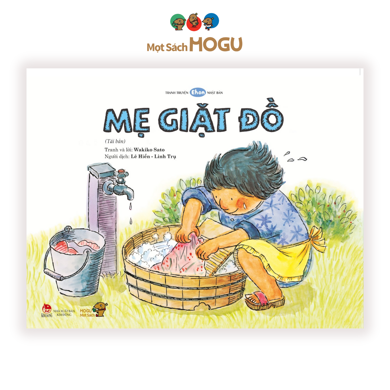 Ehon - Phát triển tư duy - Mẹ Giặt Đồ - cho bé 3-6 tuổi.