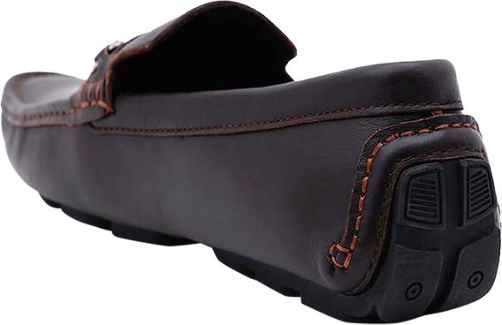 Giày Mọi Nam Đế Âm Đính Móc Huy Hoàng HT7772 - Nâu Đất