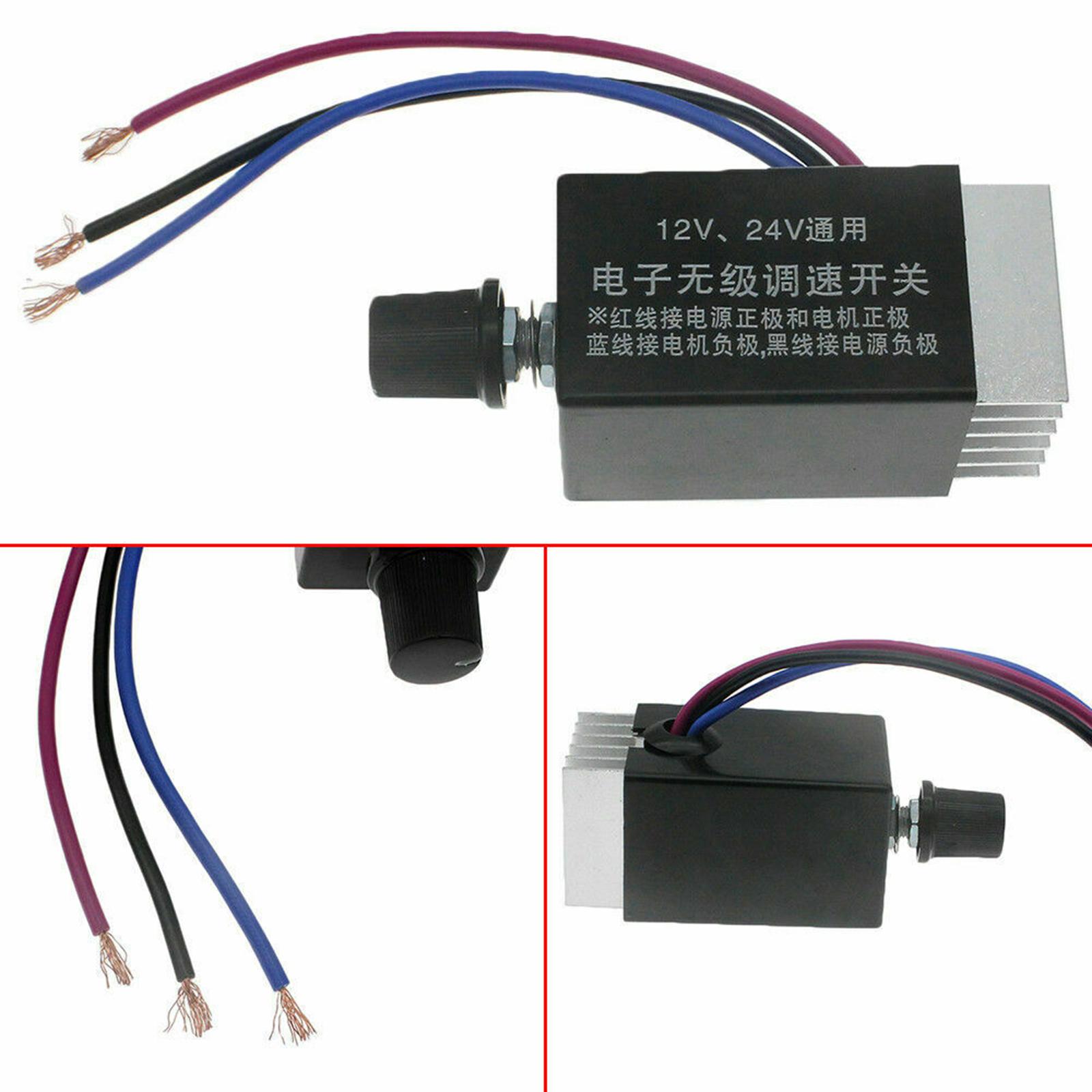 Motor Speed Controller Switch Truck Fan Heater Control Defroster DC 12V 24V